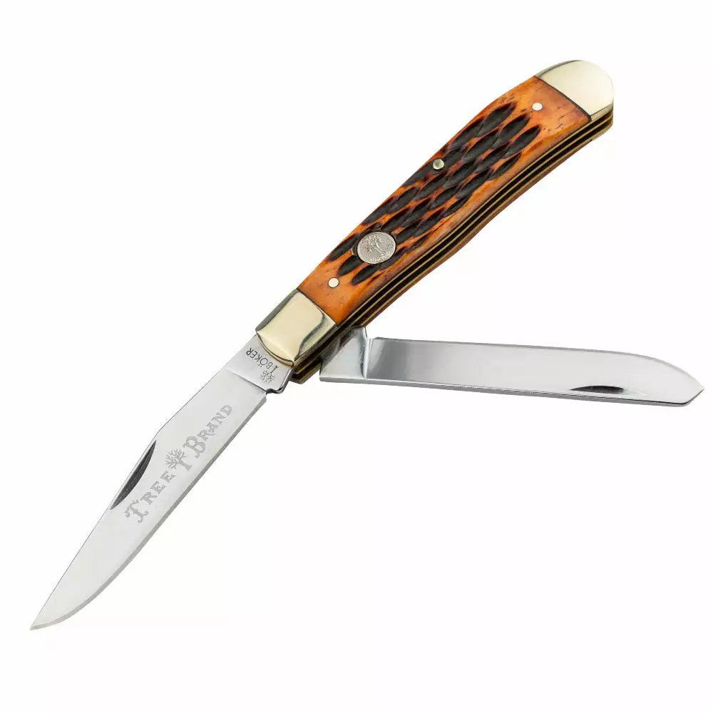 Boker Solingen Boker TS 2.0 Jigged Bone Trapper Folding Knife 1 Boker Solingen Boker TS 2.0 Jigged Bone Trapper Folding Knife