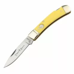Boker Solingen Boker TS 2.0 Yellow Delrin Lockback Folding Knife