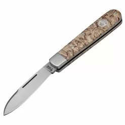 Boker Solingen Boker Barlow Prime Curly Birch Wood Folding Knife