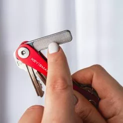 KeySmart NanoFile Keychain Nail File And Mirror -Everyday-carry Sales KS112SS KeySmart NanoFile Filing Nails