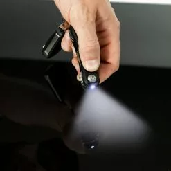 KeySmart Pro Compact Key Holder With Tile Smart Location -Everyday-carry Sales KS411BLK KeySmart Pro With LED Light