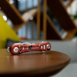 KeySmart Pro Star Trek The Next Generation Compact Key Holder With Tile Smart Location -Everyday-carry Sales KS411TRKJLP KeySmart Pro Star Trek Picard on Side Table