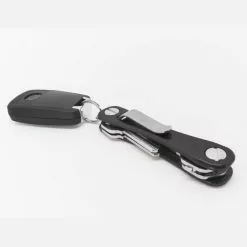 KeySmart Rugged Compact Key Holder -Everyday-carry Sales KS607BLK KeySmart Rugged with Key Fob