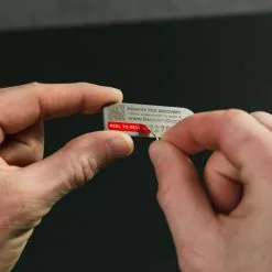 KeySmart RecoverID Anonymous Lost And Found Tag -Everyday-carry Sales KS701SS KeySmart RecoverID Tag Revealing ID Code