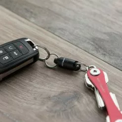 KeySmart MagConnect Magnetic Quick Disconnect 8 KeySmart MagConnect Magnetic Quick Disconnect -Everyday-carry Sales KS814BLK KeySmart MagConnect Black With Keys Joined