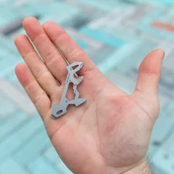 KeySmart AllTul Dino Keychain Multi-tool -Everyday-carry Sales KS824 SS DNO Lifestyle OpenHand