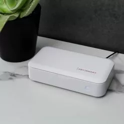 CleanTray UV Sterilization Tray By KeySmart -Everyday-carry Sales KS907 CleanTray Sterilization Case Closed on Counter