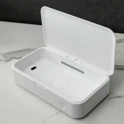 CleanTray UV Sterilization Tray By KeySmart -Everyday-carry Sales KS907 CleanTray Sterilization Case Fully Open empty