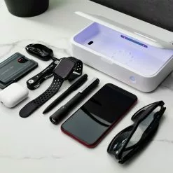 CleanTray UV Sterilization Tray By KeySmart -Everyday-carry Sales KS907 CleanTray Sterilization Case with Many Items to be Sterilized