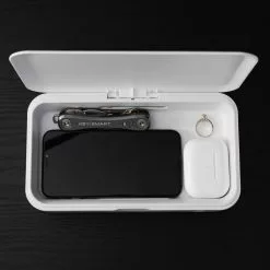 CleanTray UV Sterilization Tray By KeySmart -Everyday-carry Sales KS907 CleanTray Sterilization Case with Phone Keys and Ring