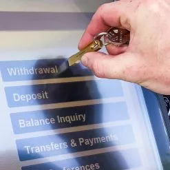 CleanKey Mini Brass Tool By KeySmart -Everyday-carry Sales KS908BRS KeySmart CleanKey Mini ATM