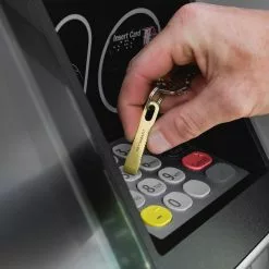 CleanKey Mini Brass Tool By KeySmart -Everyday-carry Sales KS908BRS KeySmart CleanKey Mini ATM Buttons