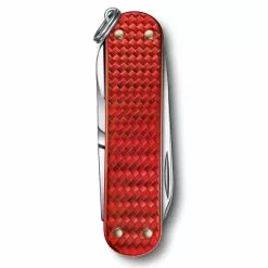 Victorinox Classic SD Precious Alox Swiss Army Knife -Everyday-carry Sales SA06221401G Classic SD Precious Alox Red Closed Back