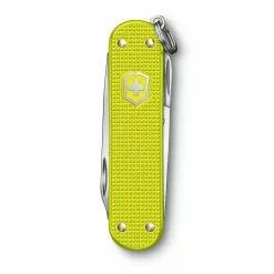 Victorinox Electric Yellow Classic SD Alox 2023 Limited Edition Swiss Army Knife -Everyday-carry Sales SA06221L23 Electric Yellow Alox 2023 Classic SD Closed