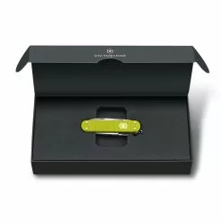 Victorinox Electric Yellow Classic SD Alox 2023 Limited Edition Swiss Army Knife -Everyday-carry Sales SA06221L23 Electric Yellow Alox 2023 Classic SD in Presentation Box