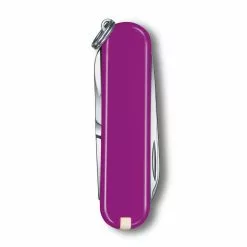 Victorinox Classic SD Swiss Army Knife, 2021 Solid Colors -Everyday-carry Sales SA0622352 Victorinox Classic SD Tasty Grape Back
