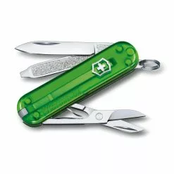 Victorinox Classic SD Swiss Army Knife, 2021 Translucent Colors -Everyday-carry Sales SA06223T41 Victorinox Classic SD Green Tea