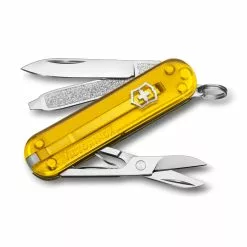 Victorinox Classic SD Swiss Army Knife, 2021 Translucent Colors -Everyday-carry Sales SA06223T81 Victorinox Classic SD Tuscan Sun
