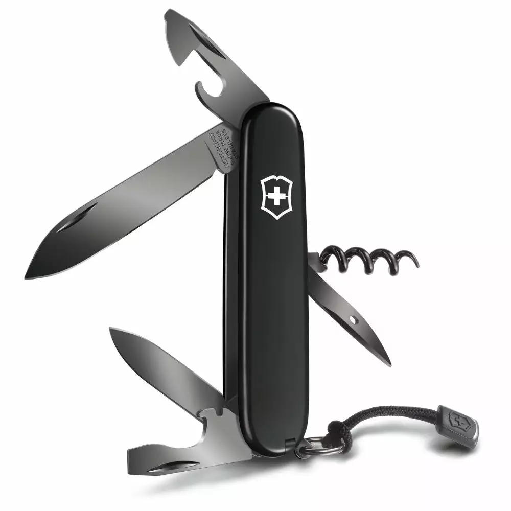 Victorinox Onyx Black Spartan Swiss Army Knife 2 Victorinox Onyx Black Spartan Swiss Army Knife - Image 2