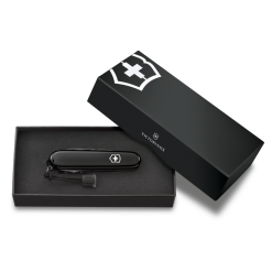 Victorinox Onyx Black Spartan Swiss Army Knife 9 Victorinox Onyx Black Spartan Swiss Army Knife -Everyday-carry Sales SA1360331P Onyx Black Spartan in Presentation Box