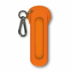 Victorinox Classic SD Silicone Case -Everyday-carry Sales SA40451 Victorinox Classic Colors Silicone Case Mango Tango Headphones Front