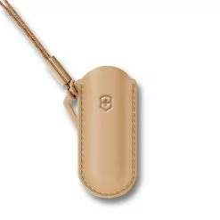Victorinox Classic SD Leather Pouch -Everyday-carry Sales SA4067049 Victorinox Classic SD Leather Pouch Wet Sand