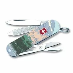 Victorinox Glacier National Park Poster Art Classic SD Swiss Army Knife -Everyday-carry Sales SA55493x1000