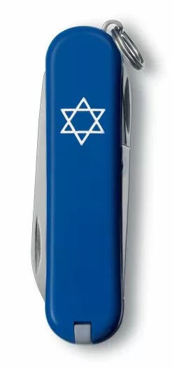 Victorinox Star Of David Classic SD Swiss Army Knife -Everyday-carry Sales SAK 0 6223 02R1 X1 S3