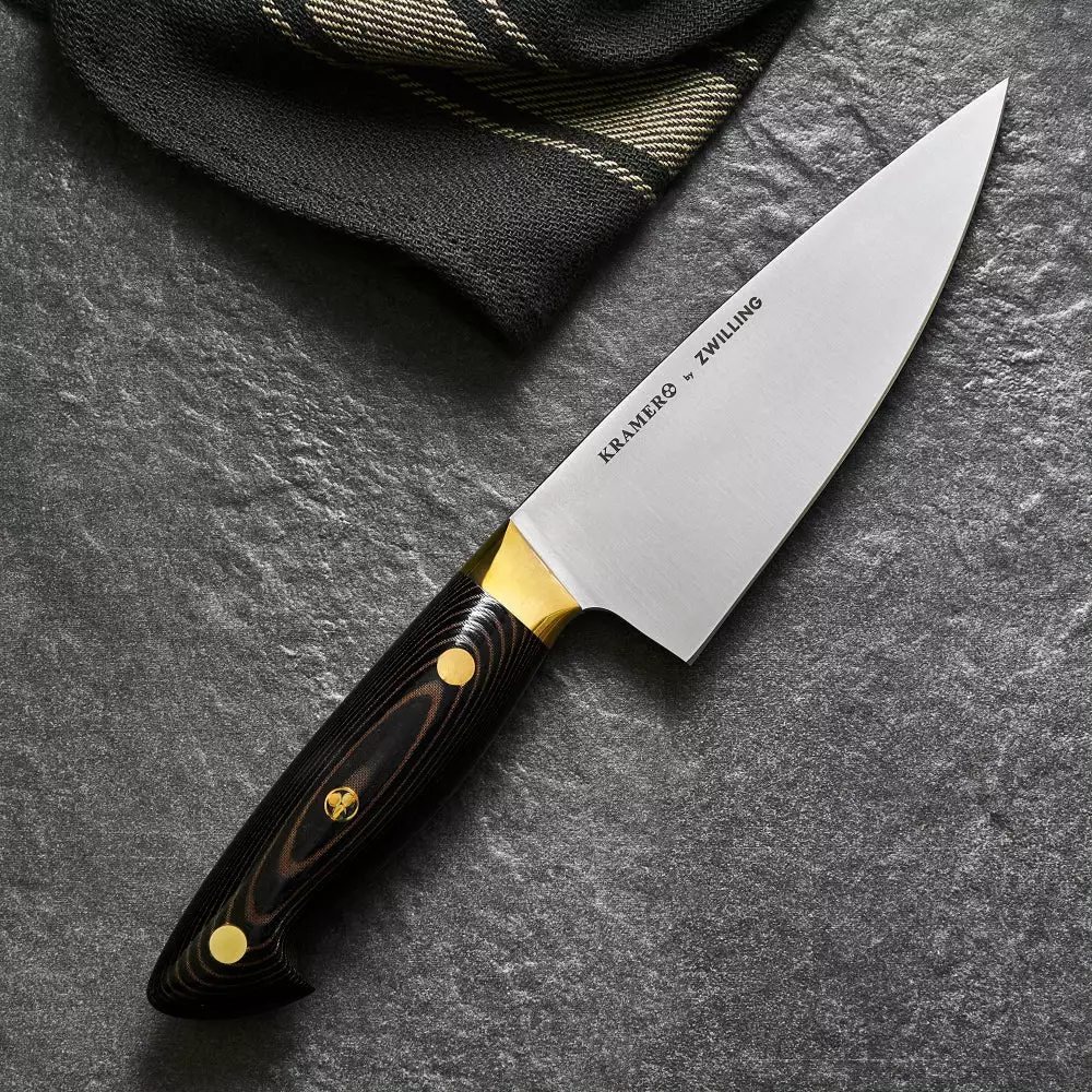 Kramer By Zwilling Kramer 6" Carbon Steel 2.0 Chef's Knife By Zwilling 3 Kramer By Zwilling Kramer 6" Carbon Steel 2.0 Chef's Knife By Zwilling - Image 3
