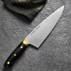 Kramer By Zwilling Kramer 8" Carbon Steel 2.0 Chef's Knife By Zwilling 7 Kramer By Zwilling Kramer 8" Carbon Steel 2.0 Chef's Knife By Zwilling -Everyday-carry Sales ZHK36701203 LS 01