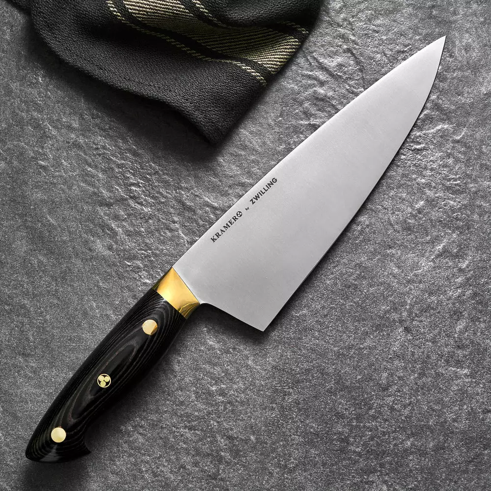 Kramer By Zwilling Kramer 8" Carbon Steel 2.0 Chef's Knife By Zwilling 3 Kramer By Zwilling Kramer 8" Carbon Steel 2.0 Chef's Knife By Zwilling - Image 3