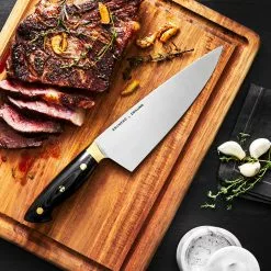 Kramer By Zwilling Kramer 8" Carbon Steel 2.0 Chef's Knife By Zwilling 8 Kramer By Zwilling Kramer 8" Carbon Steel 2.0 Chef's Knife By Zwilling -Everyday-carry Sales ZHK36701203 LS 02