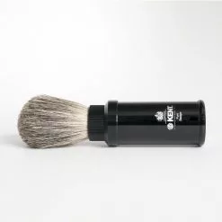 Kent Brushes Kent Pure Badger Black Travel Shaving Brush