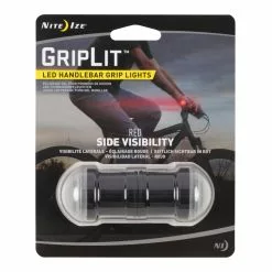 Nite Ize GripLit LED Handlebar Grip Lights - Red -Everyday-carry Sales niglt10r7.packaging.frontx1000
