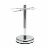 Pure Badger Universal Shaving Stand For Razor And Brush - Chrome