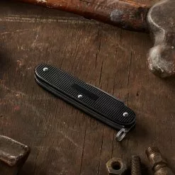 Victorinox Pioneer Black Alox Swiss Army Knife -Everyday-carry Sales pioneer black back scaled