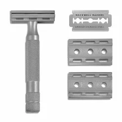 Rockwell Razors Rockwell 6S Fully Adjustable Safety Razor, Matte Stainless Steel