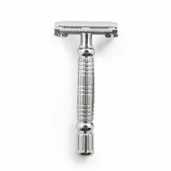 Rockwell Razors Rockwell R1 Rookie Safety Razor, White Chrome