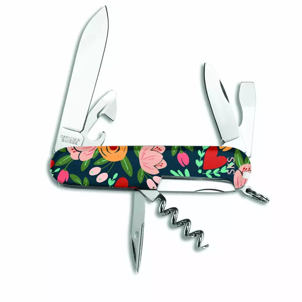 Victorinox Hearts And Flowers Spartan Designer Swiss Army Knife 2 Victorinox Hearts And Flowers Spartan Designer Swiss Army Knife - Image 2